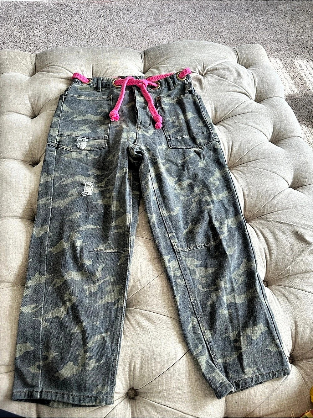 Bibi Camo Cargo Pants NWT